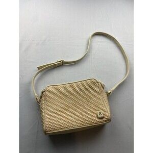 Vintage Etienne Aigner Savannah Collection Straw Purse Crossbody Shoulder Bag
